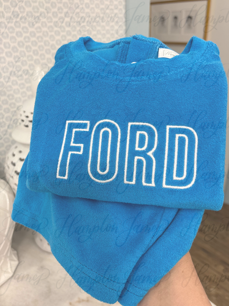 Terry Cloth Short Set