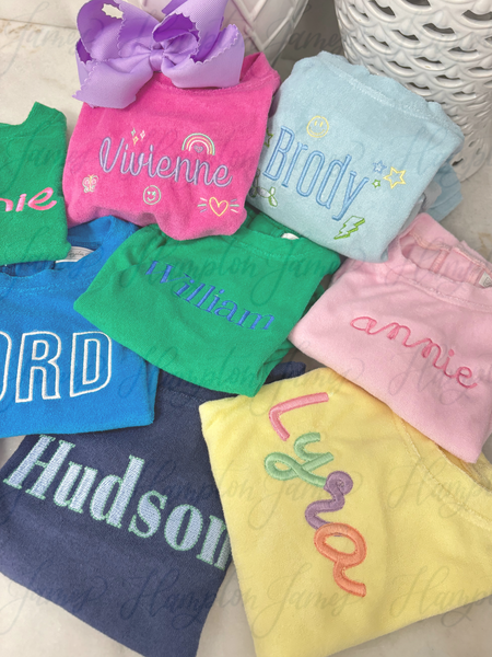 Terry Cloth Short Set