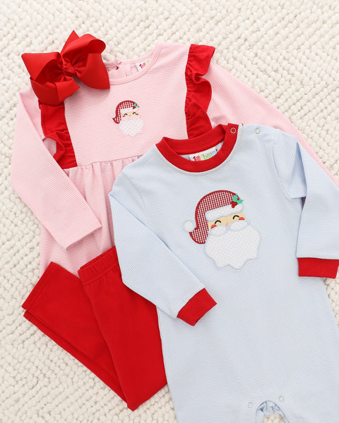 Ho Ho Ho Ruffle Pant Set Pink (Preorder)