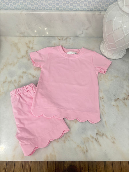 Cotton SCALLOPED Short Sets