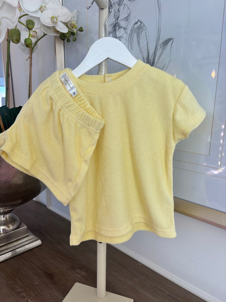 Terry Cloth Short Set