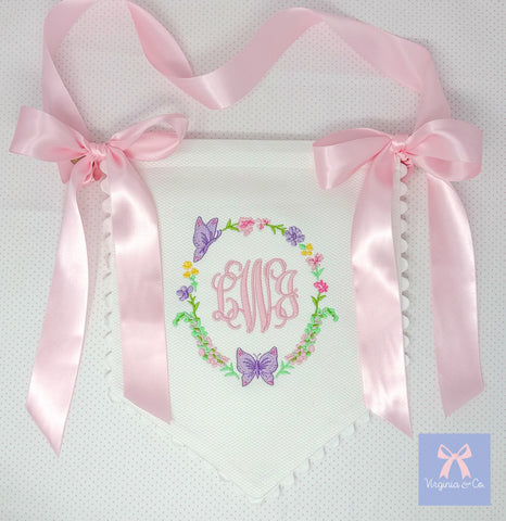 Cotton Pique Banner with Ric Rac