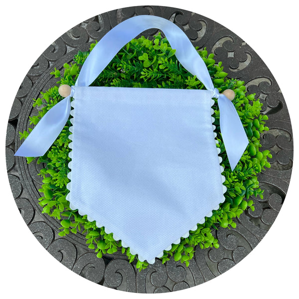 Cotton Pique Banner with Ric Rac
